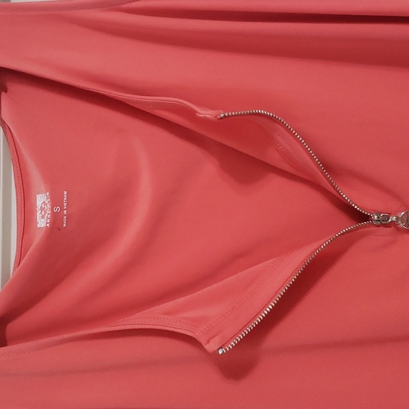 Anne Klein burnt orange sleeveless top - Picture 7 of 16